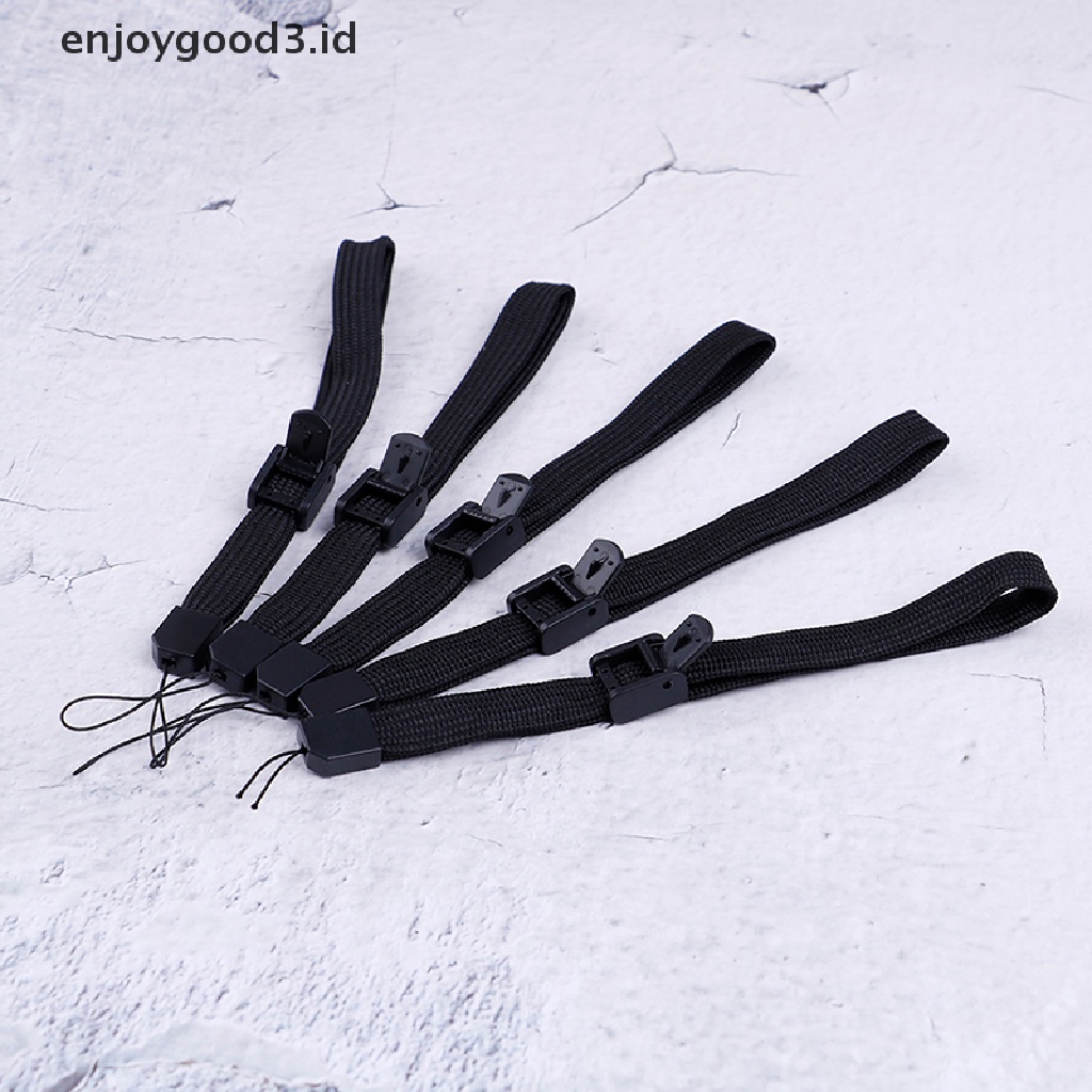 ^ Rready Stock) Tali lanyard Warna Hitam Untuk Remot Kontrol nintendo wii 5x (ID)