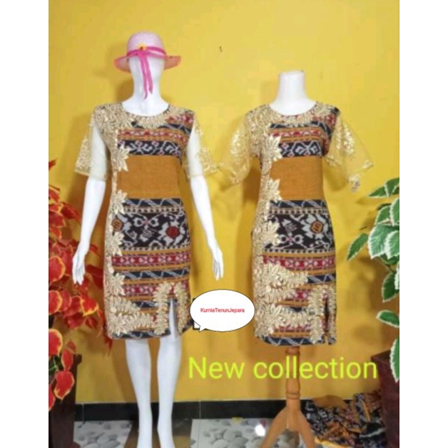 BAJU BROKAT TENUN JEPARA, BAJU BROKAT FASHION TENUN TROSO JEPARA, BAJU CASUAL BROKAT TENUN ETNIK, DR