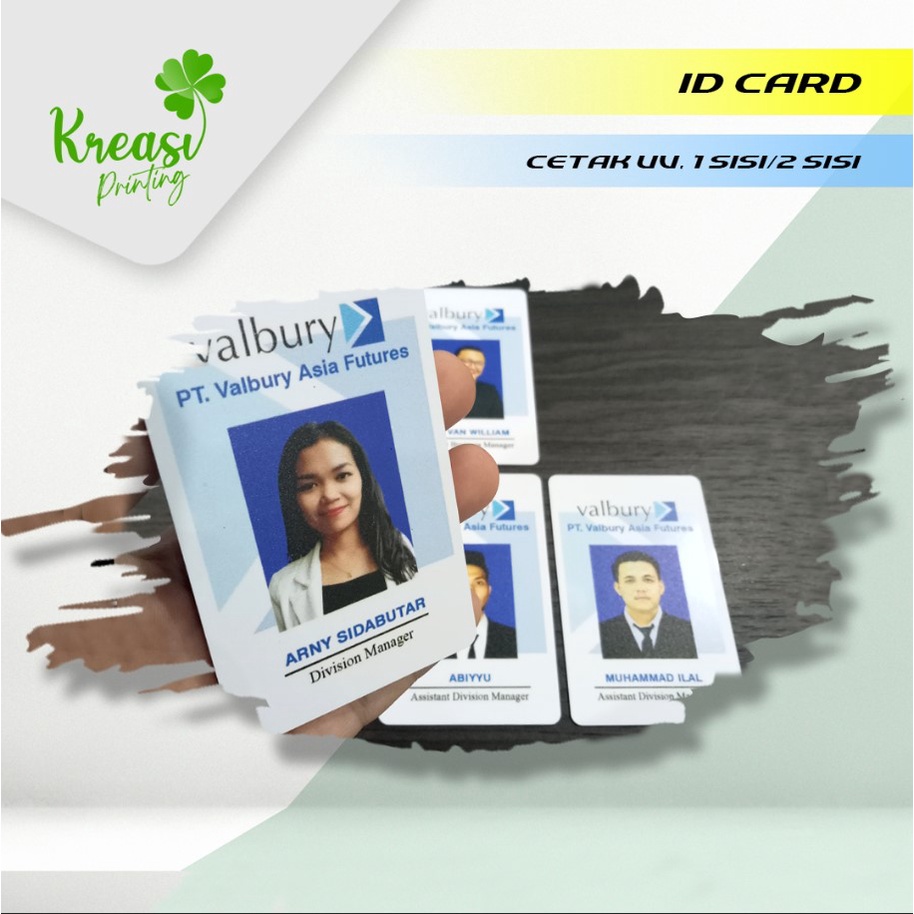 

CETAK ID CARD BERKUALITAS UV MURAH & CEPAT 1 HARI SIAP (1 SISI/2 SISI)