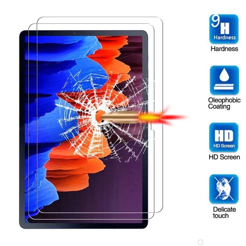 TEMPERED GLASS Samsung Tab S7 Plus T970 S7+ T976 S7 FE T730 S7 T870 S8 SM-X706