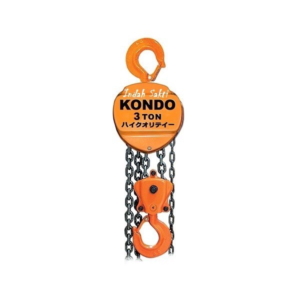 Katrol Chain Block Chainblock Takel 3 Ton 20 Meter KONDO