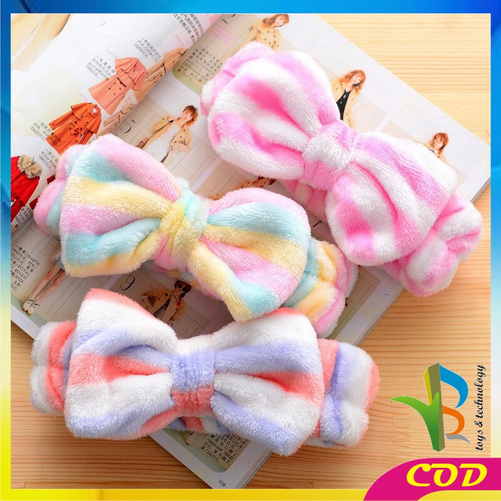 RB-C70 Bando Mandi Facial Headband Hairband Korea Model Pita Kelinci Kucing / Bandana Masker Wanita