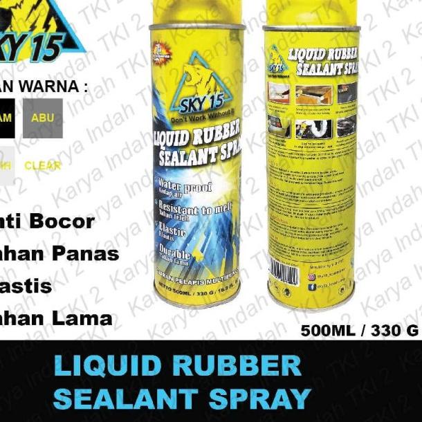 

Semprotan Pelapis Anti Bocor SKY15 Liquid Rubber Sealant Spray Flex - Hitam