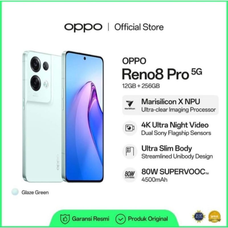 [NEW] OPPO RENO8 PRO 5G 12GB/256GB [80W SUPERVOOC, 4K ULTRA NIGHT]