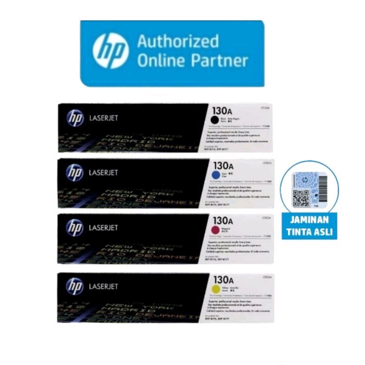 HP 130A (B/C/M/Y) Laserjet Toner Cartridge 1 Set