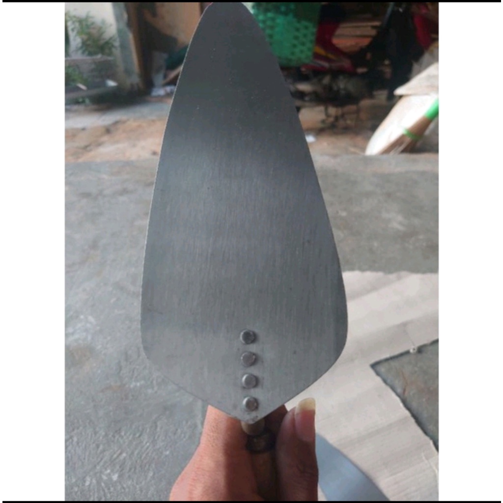 Sendok Semen Cetok Galur Asli Original Paku 4 Lancip Panjang 18 cm