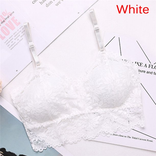 ( GS ) BRA WANITA BRALETTE WOMAN LACE FLORAL CROP TOP PUSH UP BRA UNDERWARE