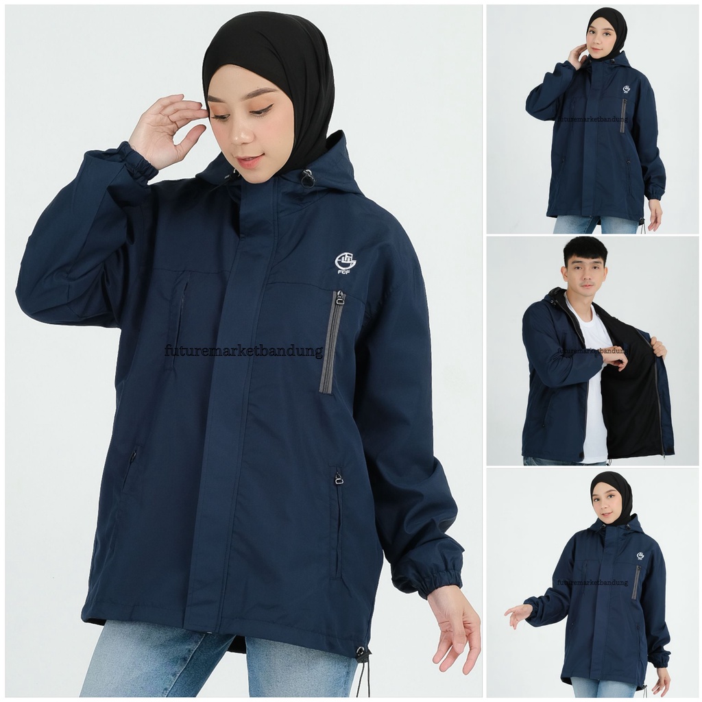 Jaket pria wanita M L XL XXL jumbo IKC 002 distro cbr six Bandung keren grosir pakaian pria H0D7 jacket jaket parasut parasit jaket gunung pria wanita WATERPROOF ORIGINAL FCF jaket hoodie jaket cowok cewek