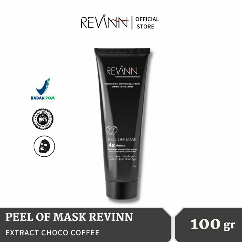 PEEL OFF MASK WITH REVINN (Garansi Uang Kembali Jika Produk Palsu)