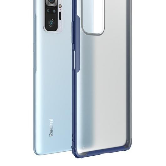 REDMI NOTE 10 / NOTE 10 PRO SOFT CASE FROSTED TRITONE SERIES ORIGINAL - NOTE 10 PRO, Hitam