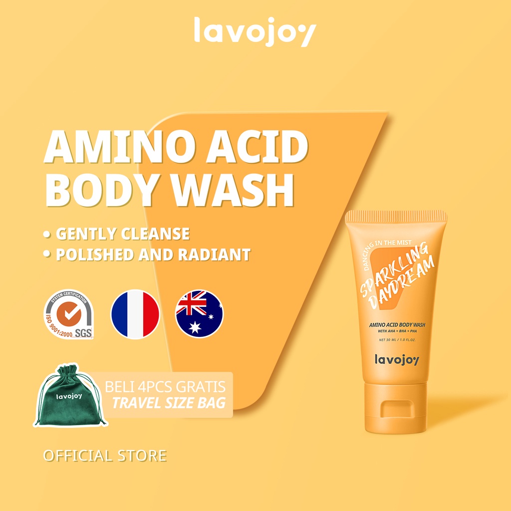 LVJ lavojoy Sparkling Daydream Body Wash Dancing In The Mist | Sabun Mandi | AHA | Salicylic Acid