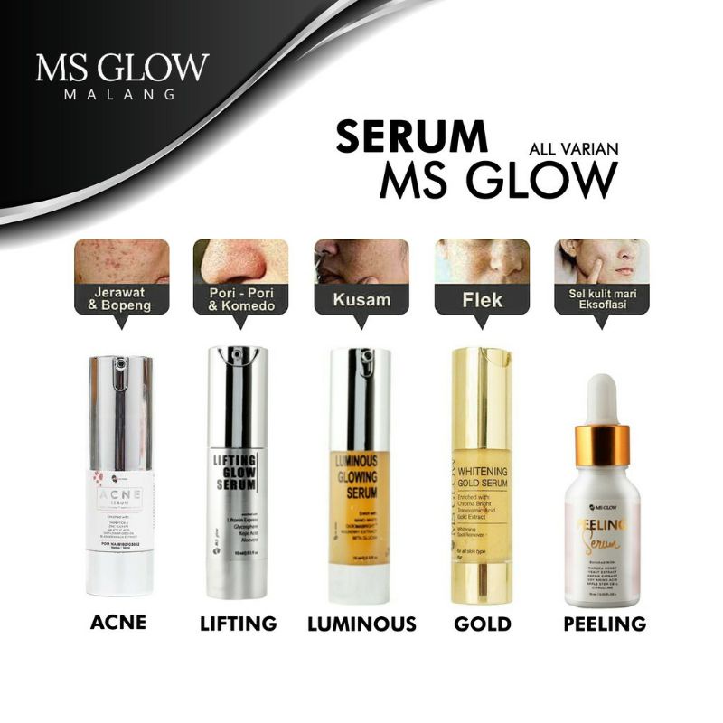 Jual Ms Glow Original Serum Acne Ori Jerawat Skincare Serum