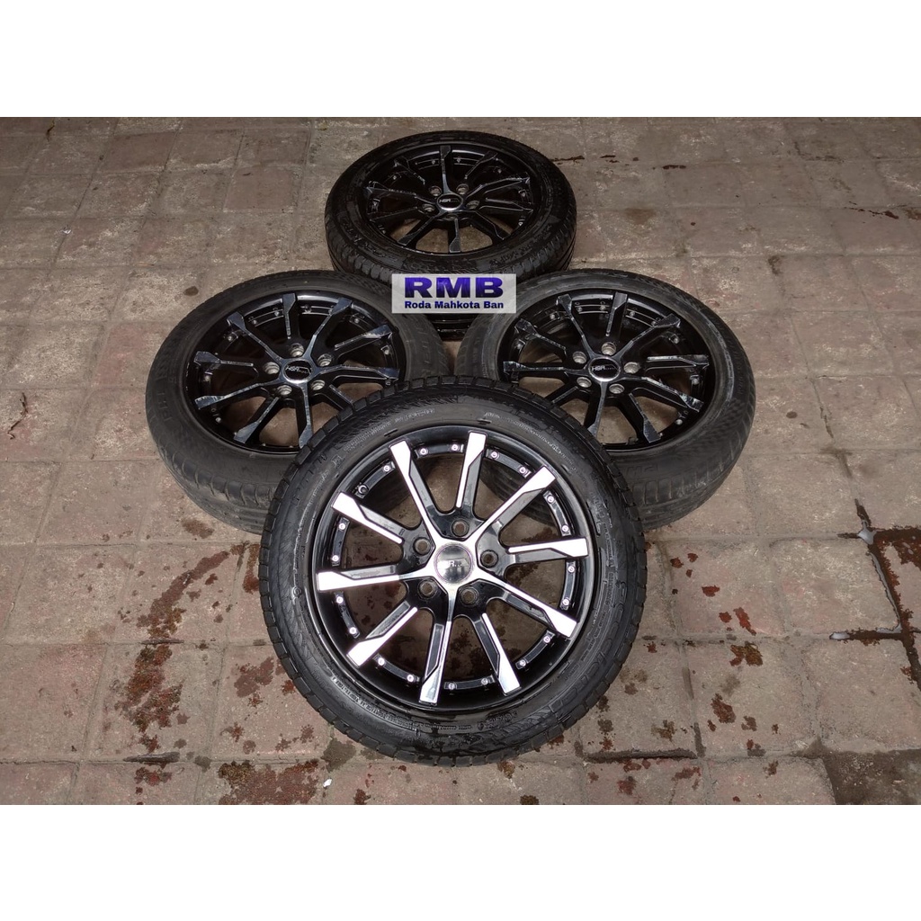 Velg Mobil Seken Type HSR Swall Ring 16 + Ban Bonusan Ertiga BRV X-Pander XCross