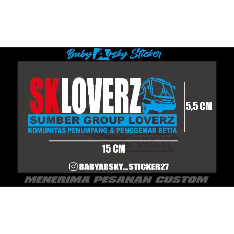 

sticker SKLOVERZ SUMBER GROUP LOVERZ//blue variant