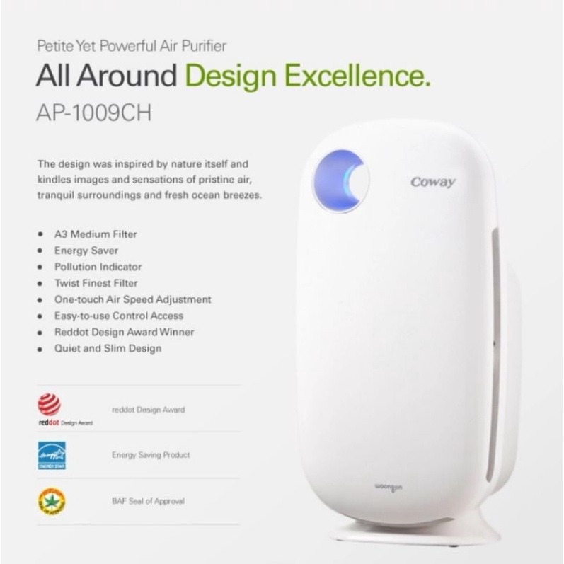 coway air purifier PH 1009ch