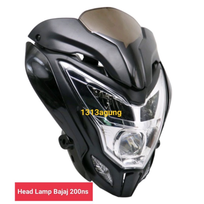 HeadLamp lampu batok Bajaj Pulsar 200ns Kawasaki 200NS Modifikasi LED