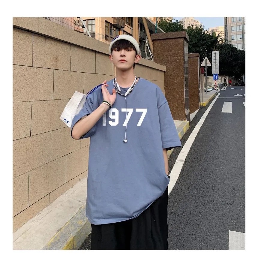 KAOS KOREAN OVERSIZE 1977 | M L XL 2XL 3XL KAOS OVERSIZE M L XL XXL XXXL KAOS JUMBO KAOS KOREAN STYL