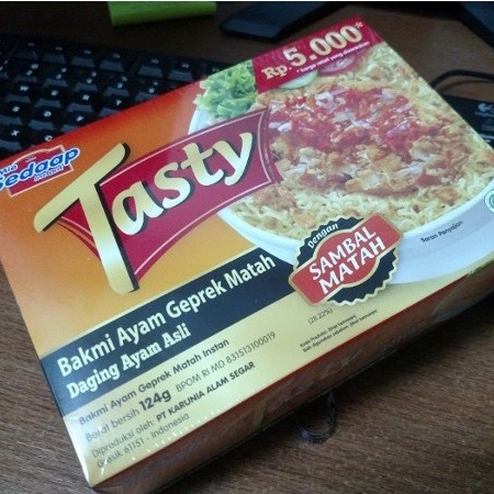 

Mie SEDAAP Tasty Bakmi Ayam Geprek Matah Pack 124gr