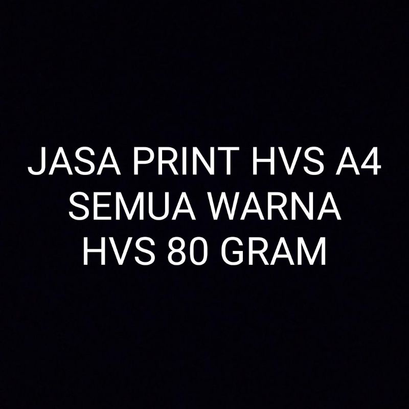 Jasa Print Kertas HVS A4  80gsm Berwarna