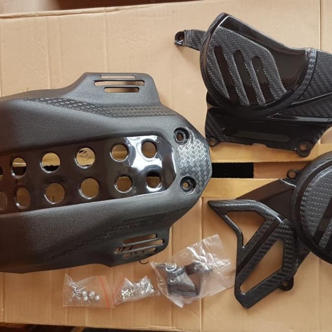 Cover / tutup Mesin bawah CRF 150 warna hitam TERLARIS TERPERCAYA ORIGINAL