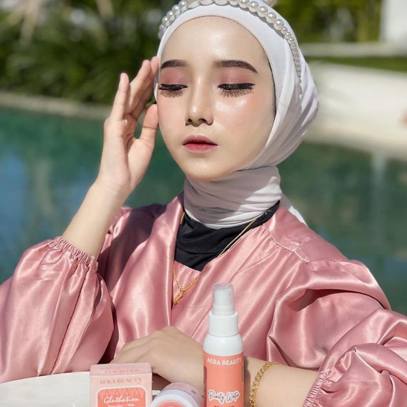 Sepaket Cream korea Aera beauty, ( Sabun Gluthatione, Beauty water, Cream korea )