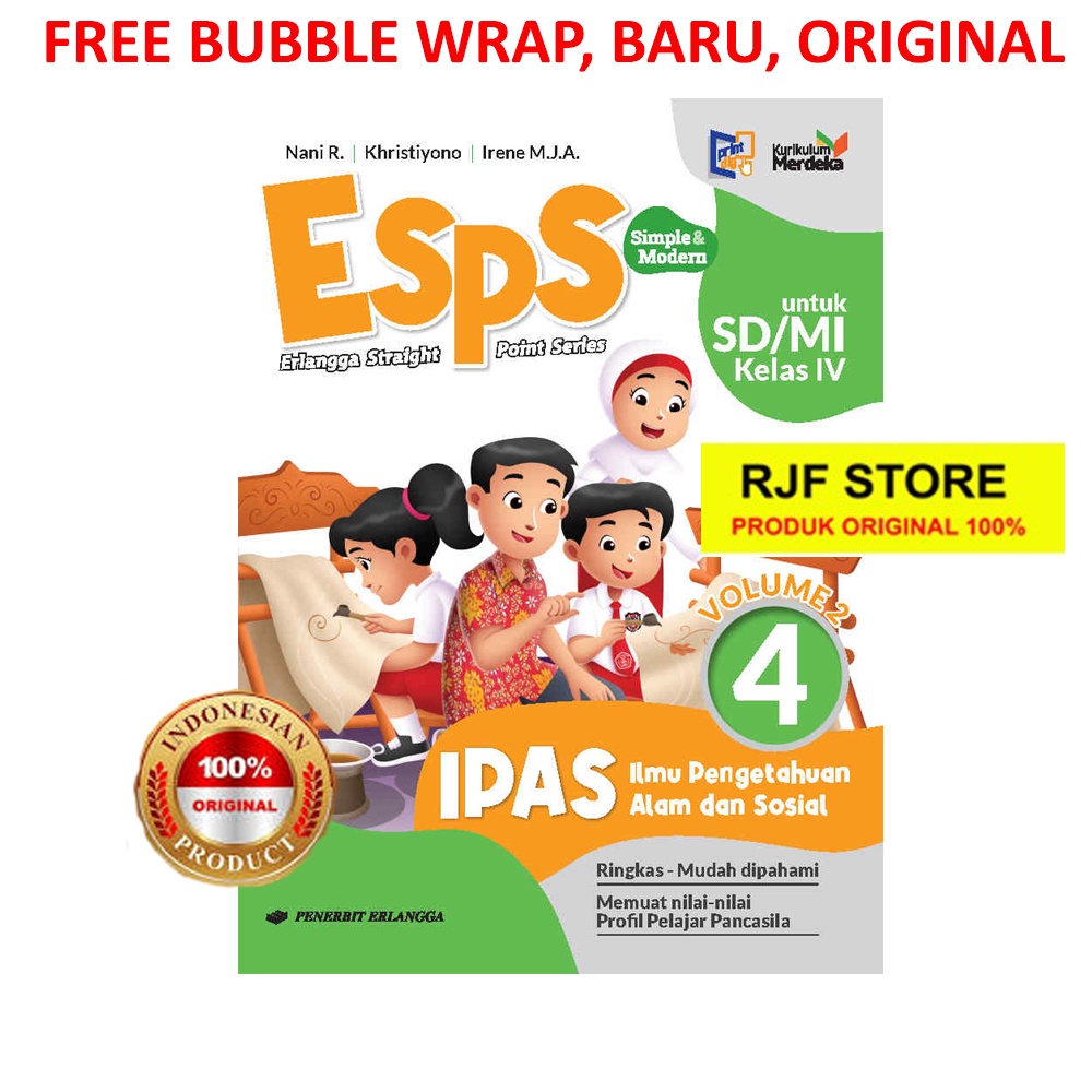 Jual ESPS IPAS VOL.2 SD/MI KLS.4/KM | Shopee Indonesia