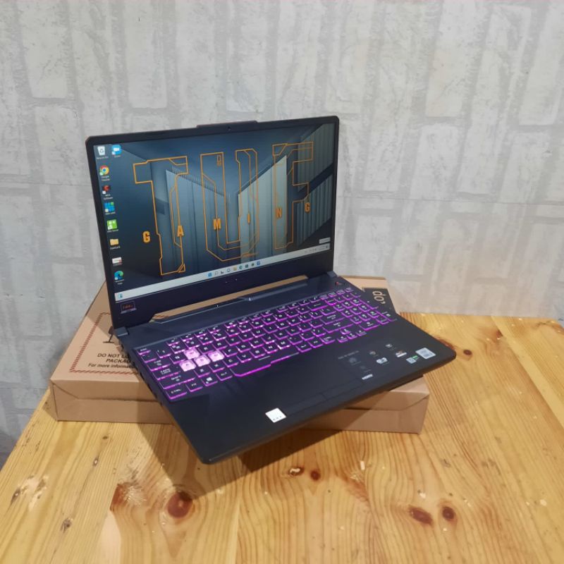 Laptop Asus TUF Gaming F15 FX506LH, Intel i5-10300H, 8Gb/512GB GeForce GT 1650 4Gb Keyboard Aura RGB