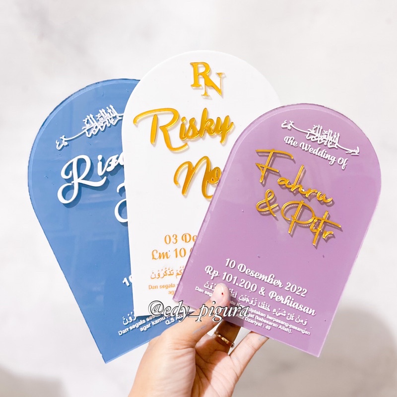 akrilik warna kubah / dome bahan mahar akrilik(WAJIB BACA DESKRIPSI)