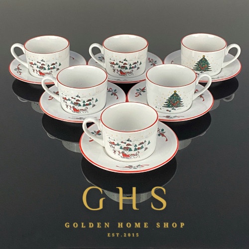 

(COD) Cangkir Set Natal | Dinner Set Natal | Hampers Kado Hadiah Natal