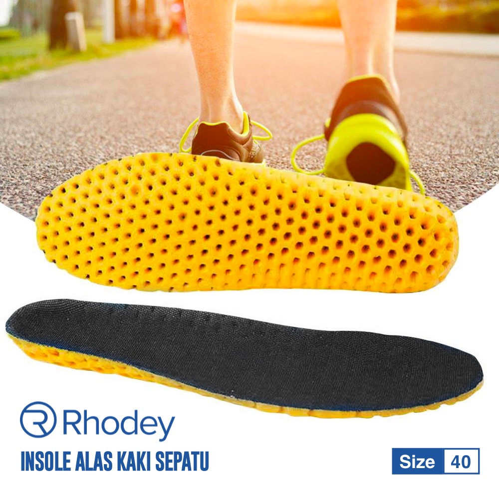 Insole Alas Kaki OMHRAGBK Sepatu Sport Size 40 - Black