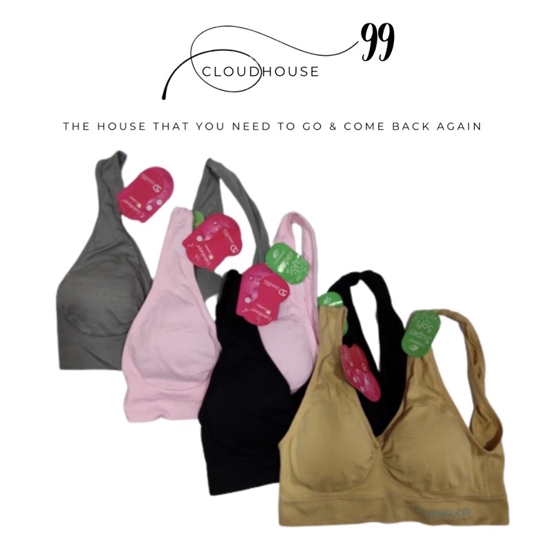Sport Bra All Size Premium Dengan Busa Dan kancing Dibelakang Bra Calni Kean |  Bra Wanita Olahraga 