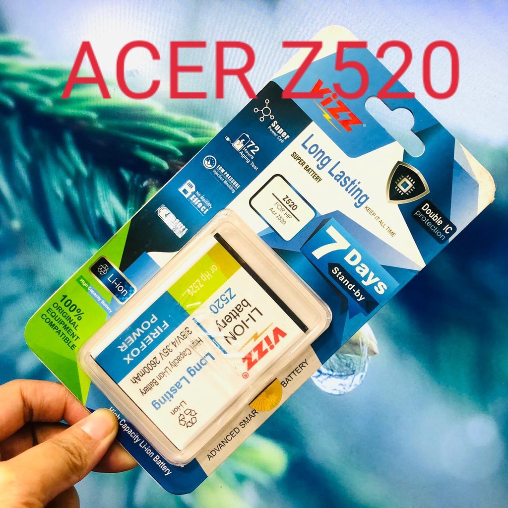 MIINGO BATERAI VIZZ DOBEL POWER ACER Z520/ ACER M220