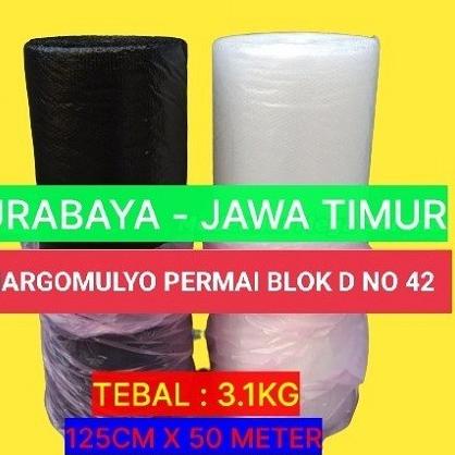 

Bubble Wrap Murah Demak Surabaya 125Cm x 50Meter - HITAM, 2KG