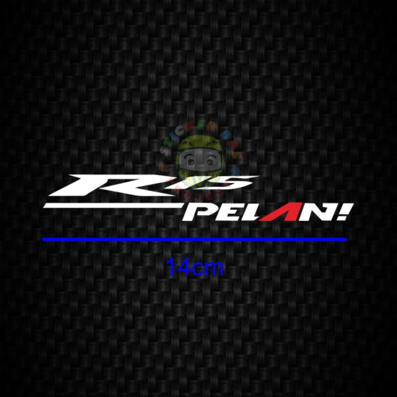 Sticker motor pelan beeat pelan bisa custom nama Cuting Stiker pelan all motor