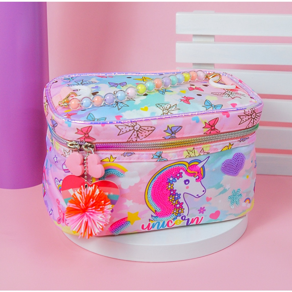 VEST cosmetic /toiletry bag pearl colorfull U2057