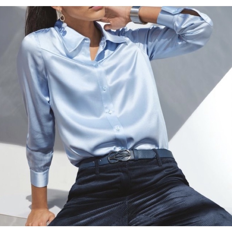 KEMEJA SATIN SILK / ATASAN SATIN