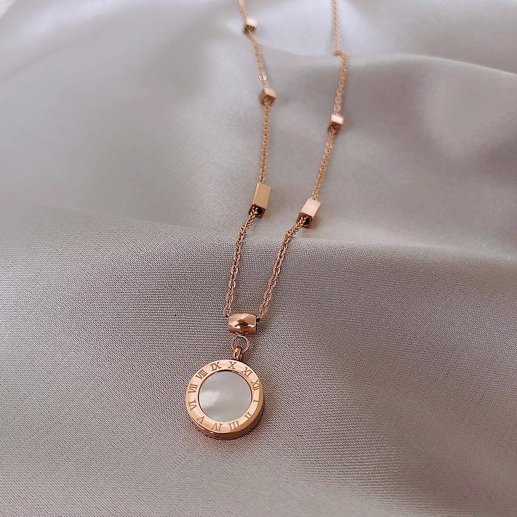 [Bayar Di Tempat] Kalung Titanium Wanita Liontin Bulgary Anti Karat Selamanya / kalung titanium cewek anti karat dan luntur / kalung korean style cewek
