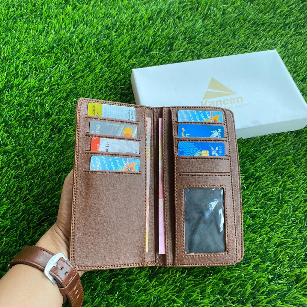 Murah || Dompet Pria Dompet Kulit PU Leather Dompet Panjang