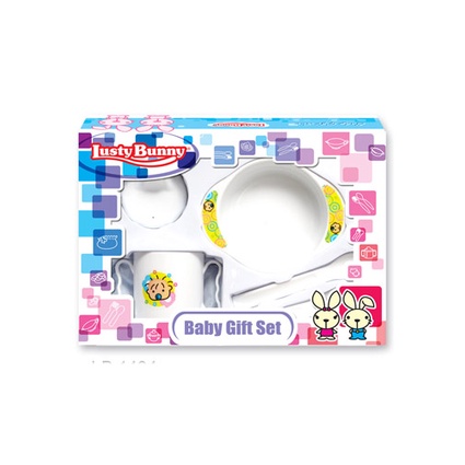 Lusty Bunny Feeding Gift Set  Dooz S Tempat Makan Bayi  LB1403 | LB1404 | LB1405