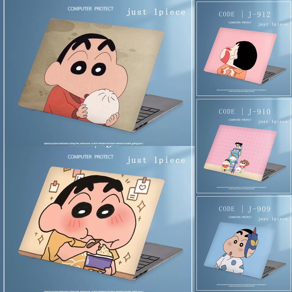 1pc Universal Custom Pola COD Crayon Shin Chan Stiker Cover Laptop Untuk Lenovo Ideapad14S Ideapad 15s V14-IWL Skins Lukisan Notebook Stiker