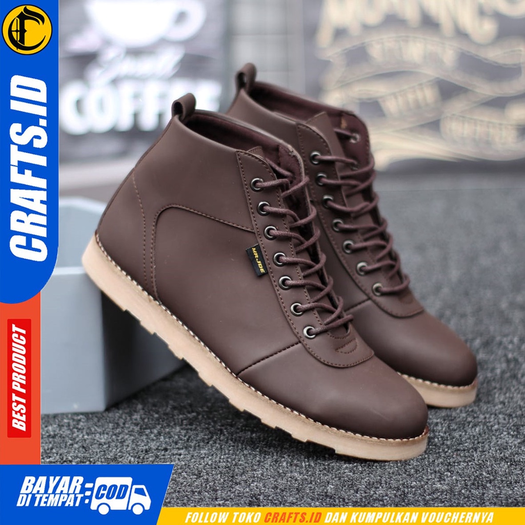 CRAFTS weasley - Sepatu Boots Formal Pantofel Kerja Pria