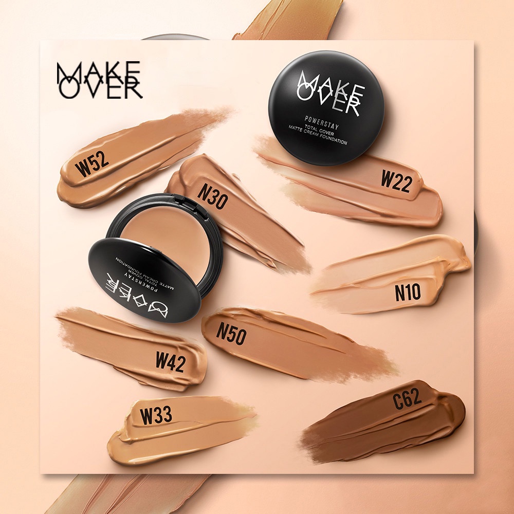 MAKE OVER Powerstay Total Cover Matte Cream Foundation