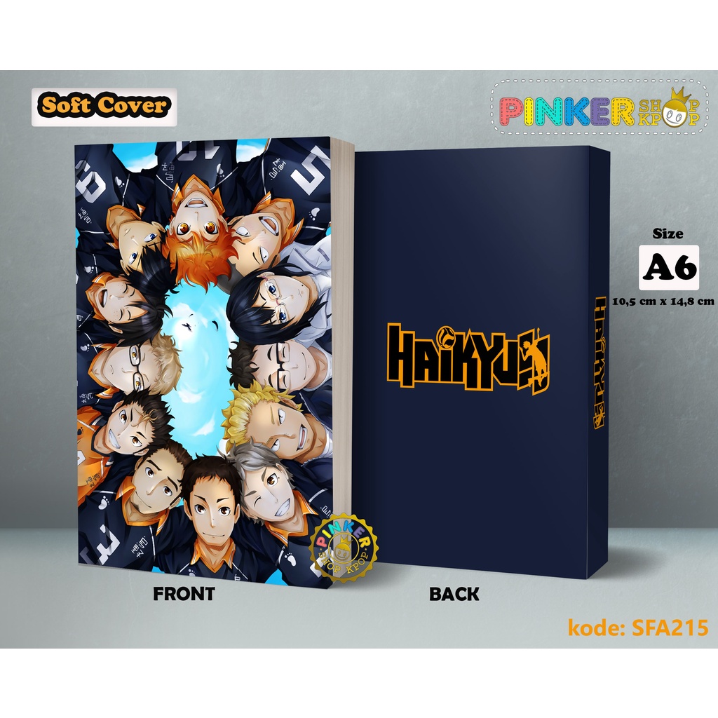 

(SFA215) Pocket Note Anime HAIKYUU Softcover