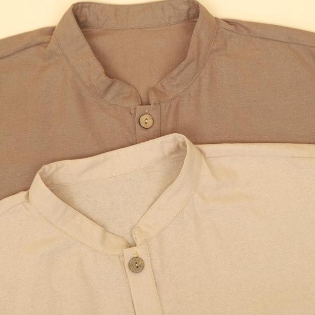 Ardenleon - Men Raya Shirt - MEDIUM, TORTILLA