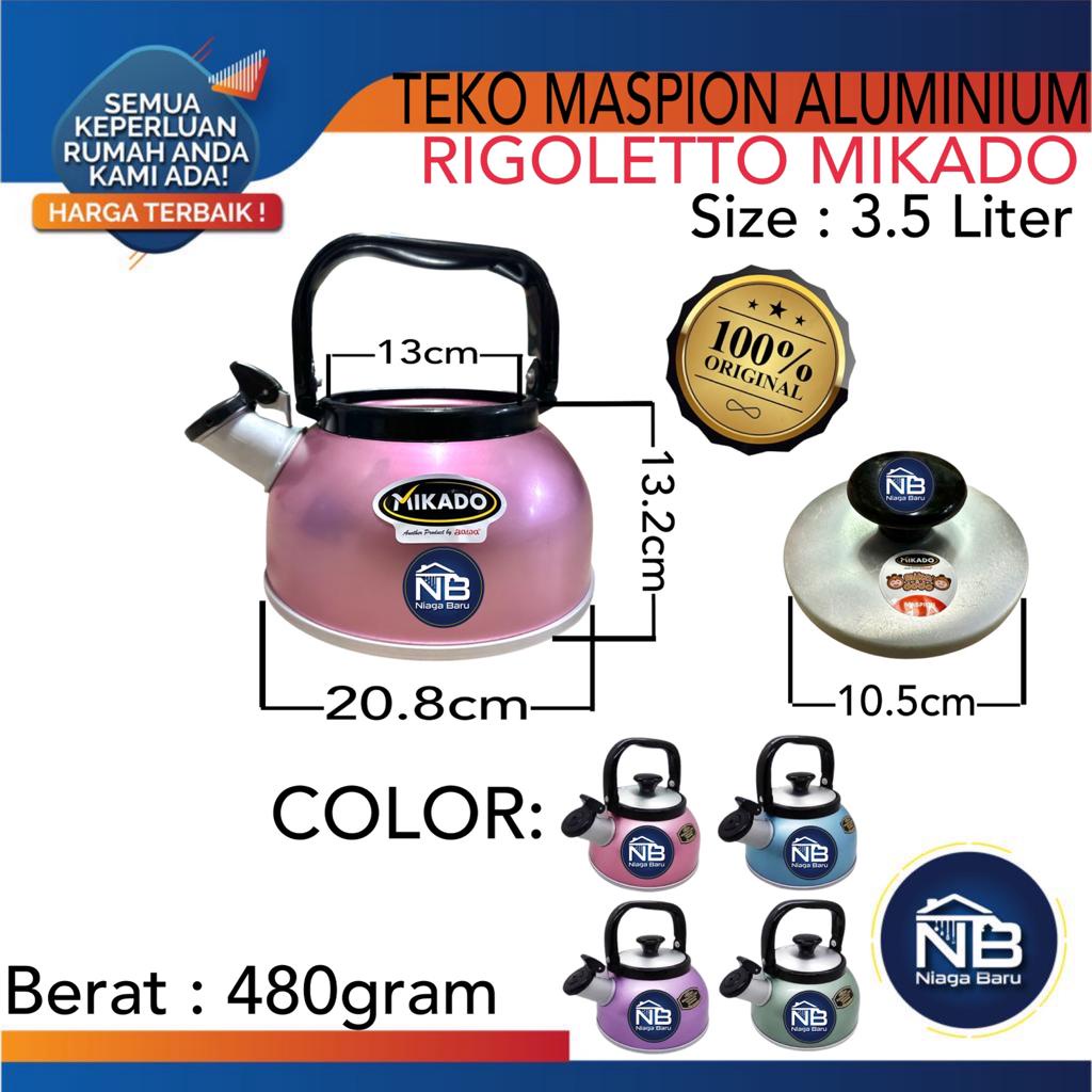 Kettle Whistle Teko Siul Rigoletto Maspion 3.5 Liter