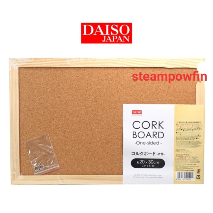 

Papan Tulis Daiso Cork Board 30X 40Cm 20X30Cm Papan Tempel Gabus