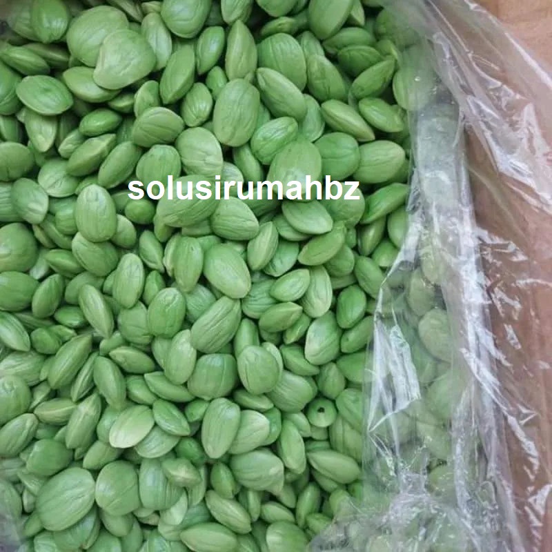 pete kupas per100g segar timbang packing film pres petai tanpa kulit