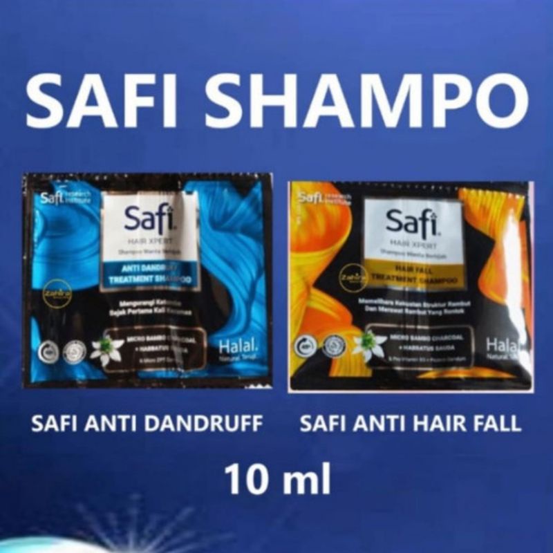 Safi Shampoo sachet rambut rontok dan ketombe 10ml kemasan baru