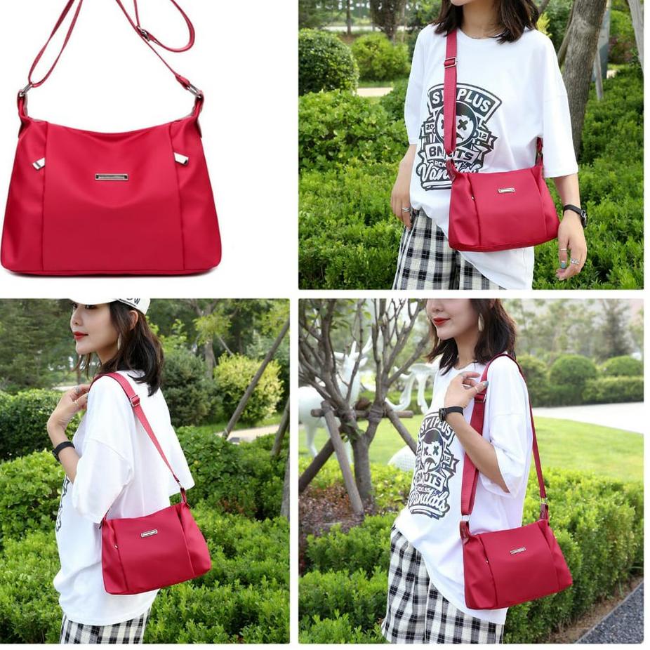 WOW BANGET TAS SELEMPANG WANITA ANTI AIR PREMIUM IMPORT KOREA FASHION BATAM SLING BAG MURAH URSULA K