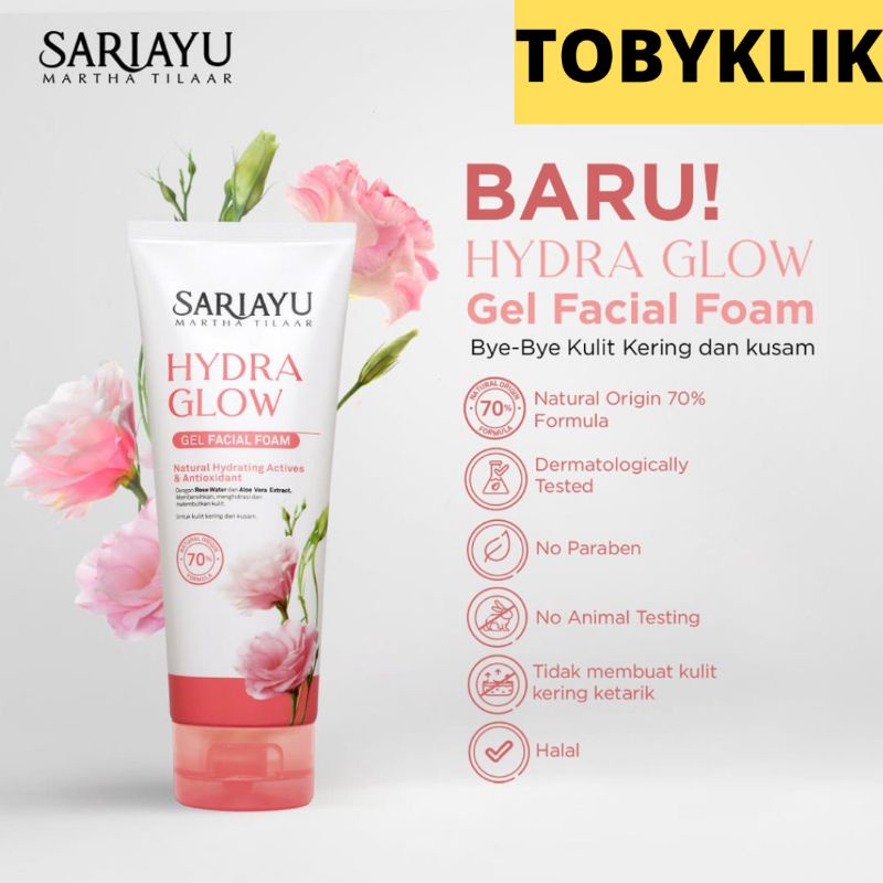 Sariayu Hydraglow Gel Facial Foam 100gr